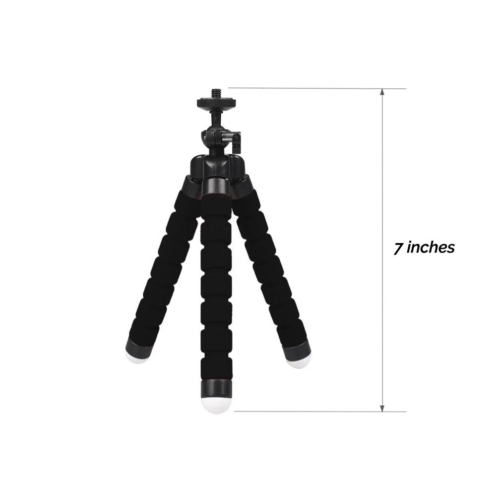 Tripod Stand w/ Phone Holder Mini Octopus Small Adjustable Mount iPhone Samsung