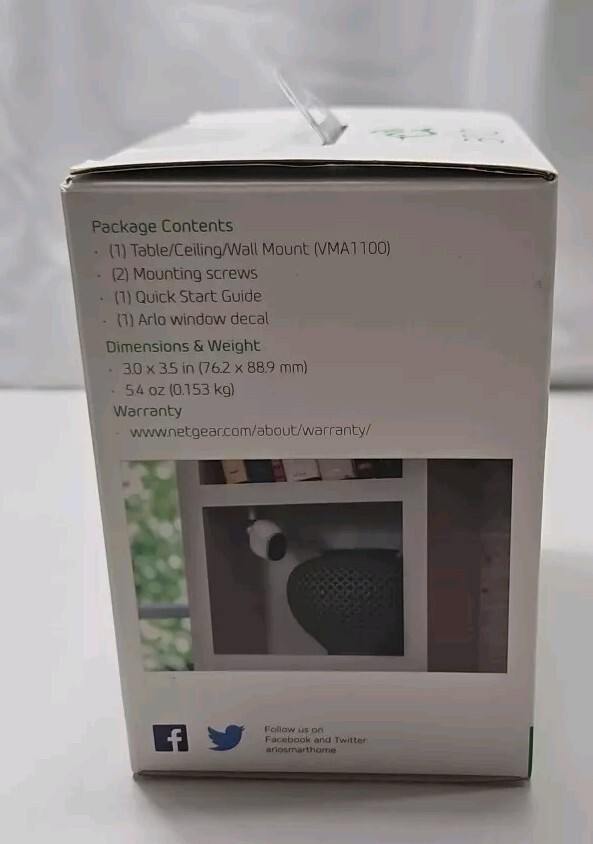 Netgear Arlo VMA1100 Table Ceiling Wall Mount Accessory No Camera Included