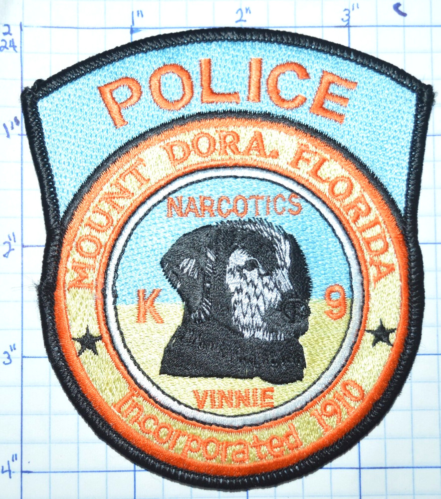 FLORIDA, MOUNT DORA POLICE DEPT NARCOTICS K9 PATCH