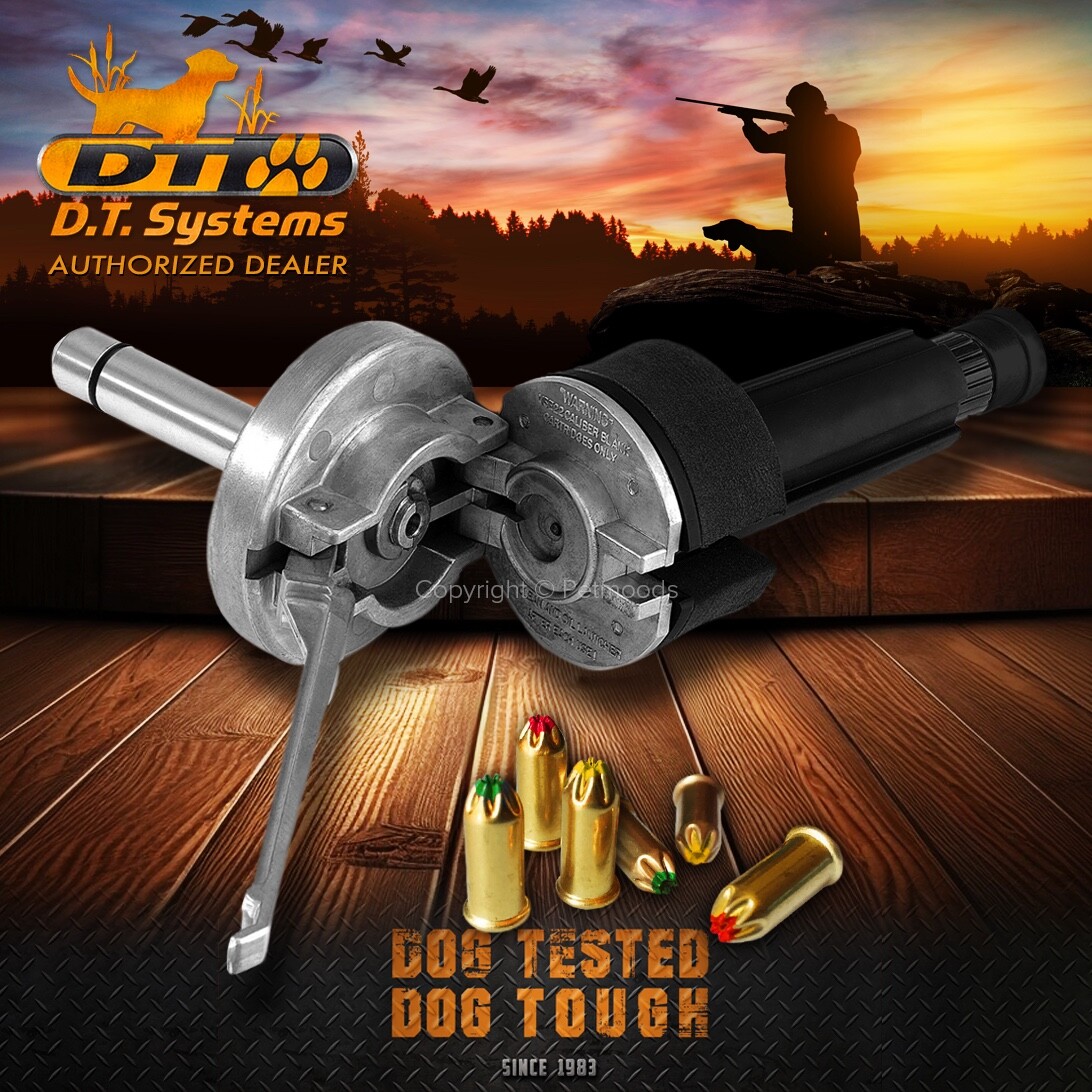 DT Systems Super Pro Dummy Launcher Hand Held Dog Training Kit Orange