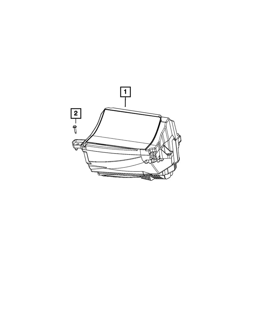 Genuine Mopar Heads Up Display Module 68735940AB
