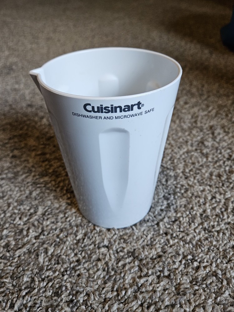 Cuisinart Smart Stick Replacement White Prep Cup Beaker 16 Ounce