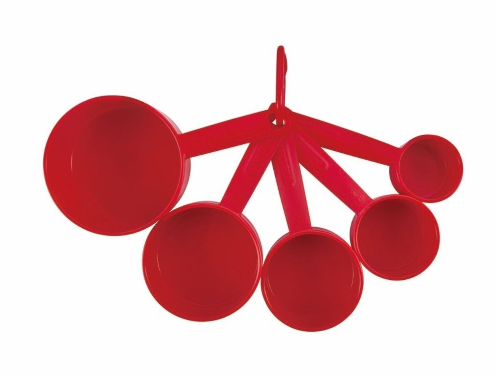 23 Piece Plastic Baking Set Red for Beginner &Professional Dishwasher Safe Red