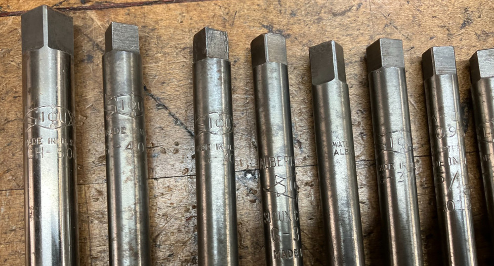 13 Assorted Type Reamers Older USA