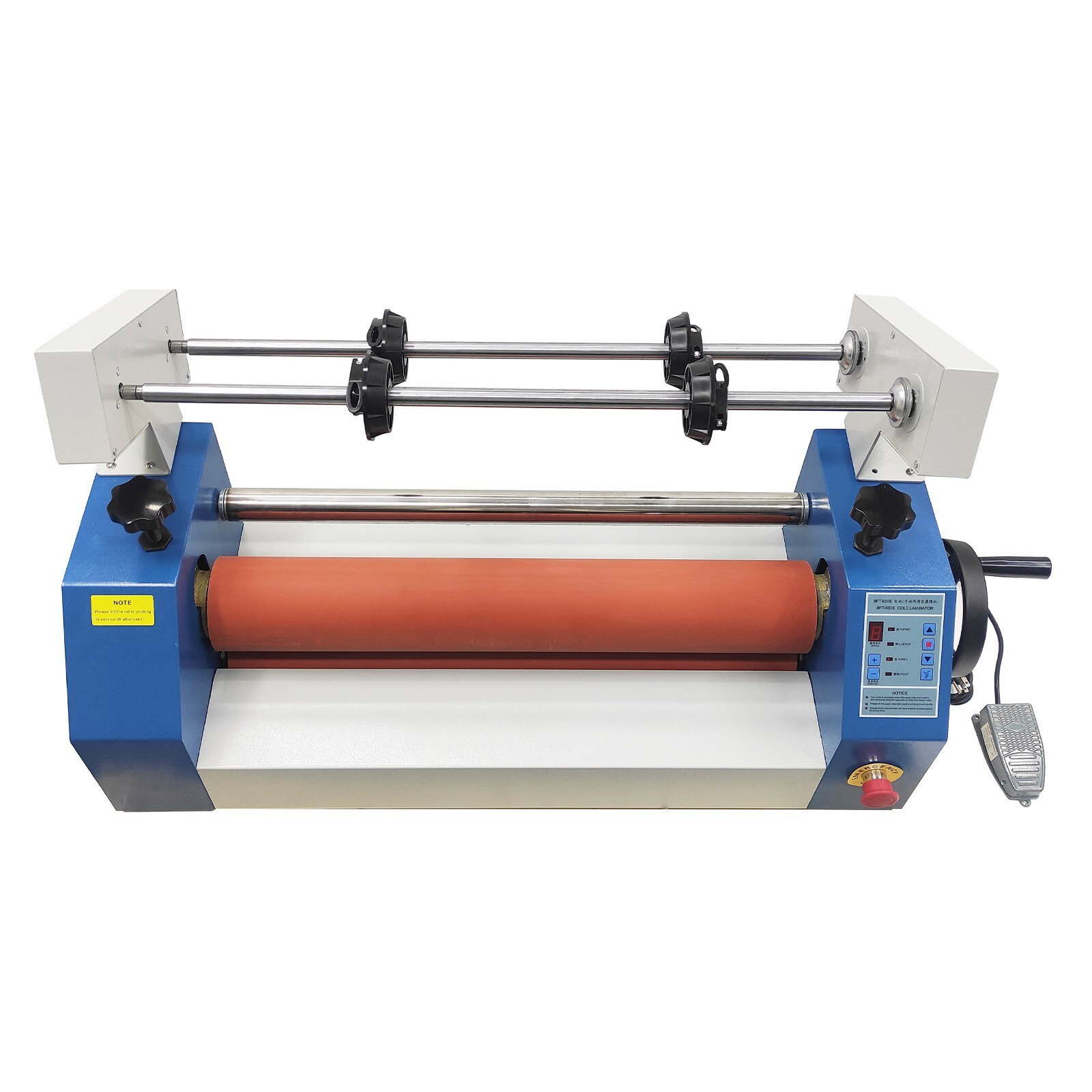 Electric Manual Dual-purpose Cold Laminating Machine 110V 25" Semi-auto Electric