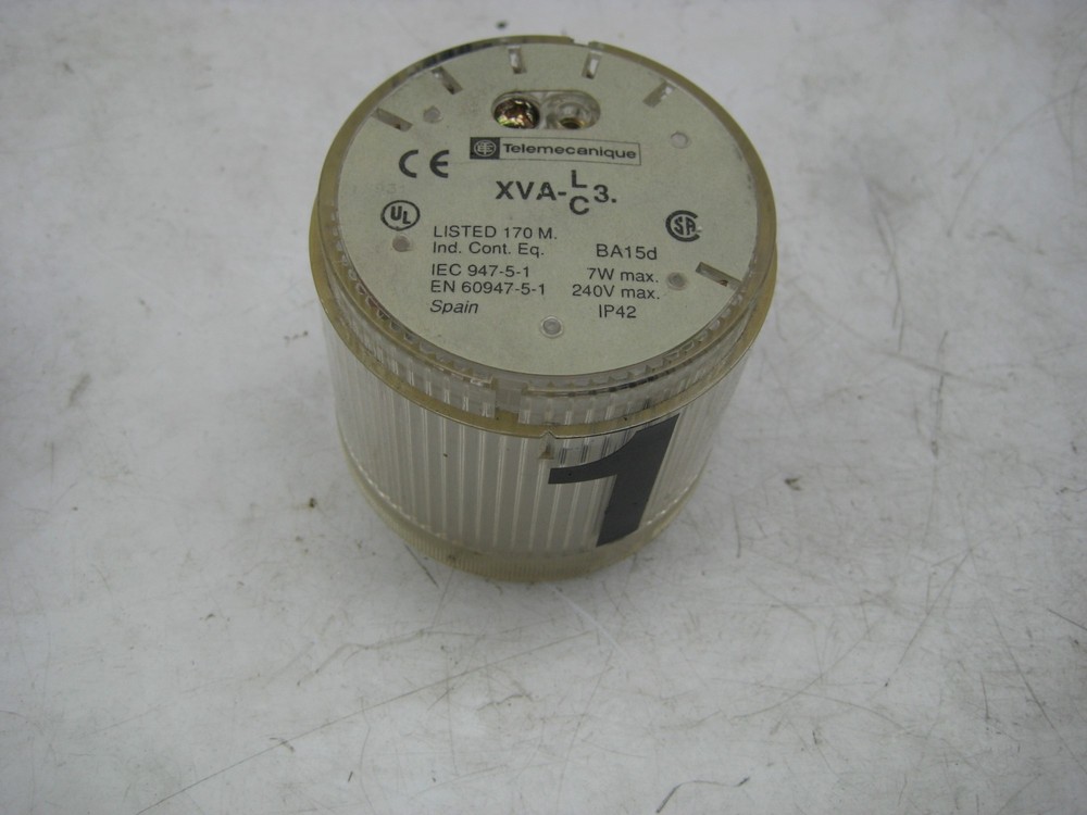 TELEMECANIQUE XVA-L3C CLEAR STACK LIGHT UNMP