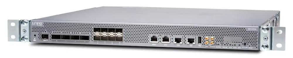MX204-HW-BASE +JUNOS and Dual Power Supply - Tested