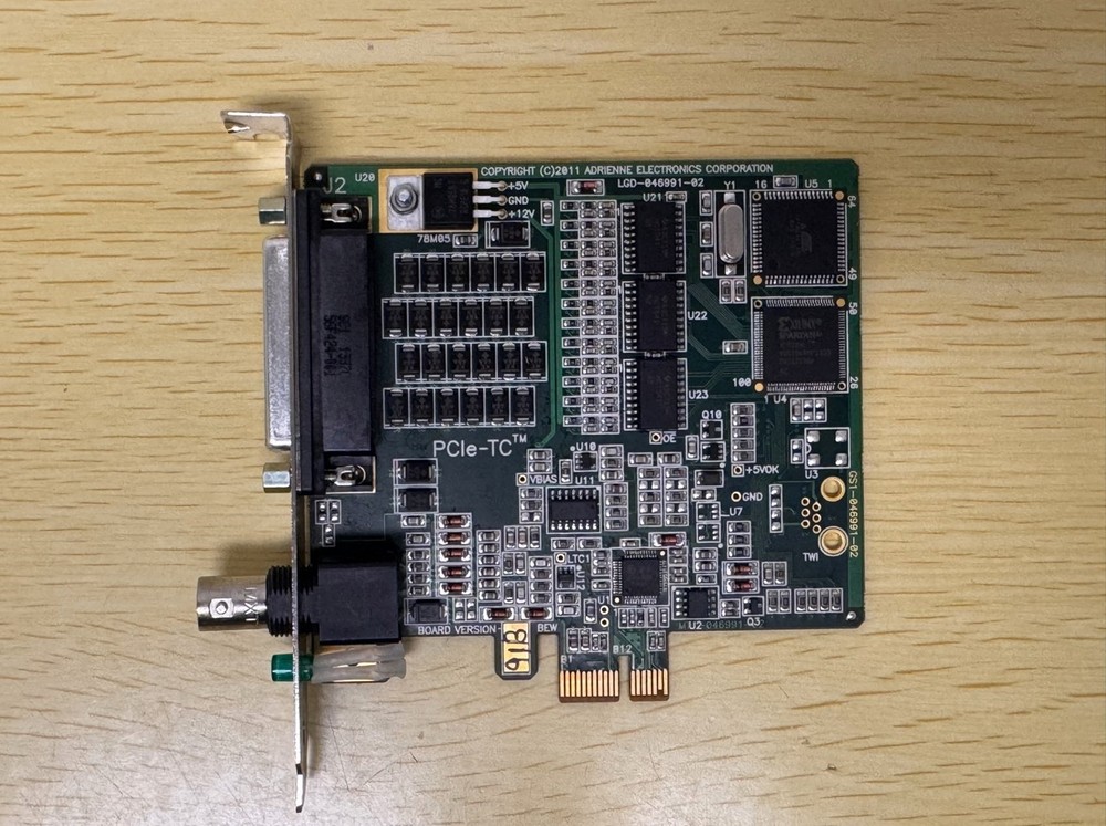 ADRIENNE ELECTRONICS LGD-046991-02 PCI-E BNC/GPIO Connector Interface Card