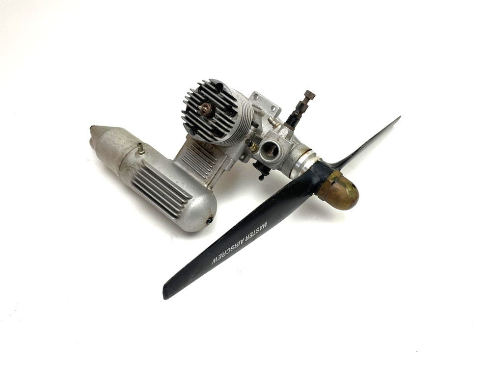 OS Engines Max 40 SF Nitro RC Airplane Engine with Muffler Untested