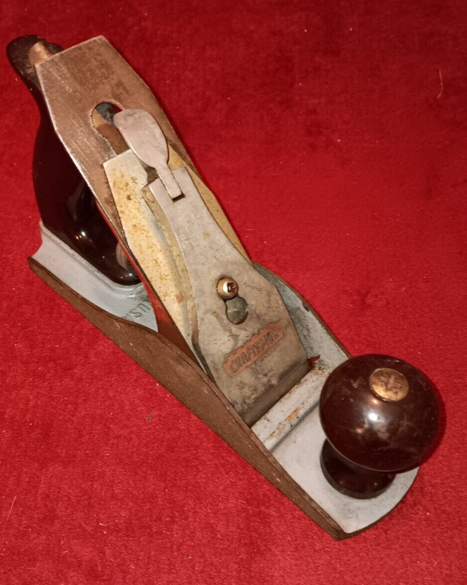 Vintage Craftsman Smooth Hand Plane - 9 3/4" - Made in USA Please Read