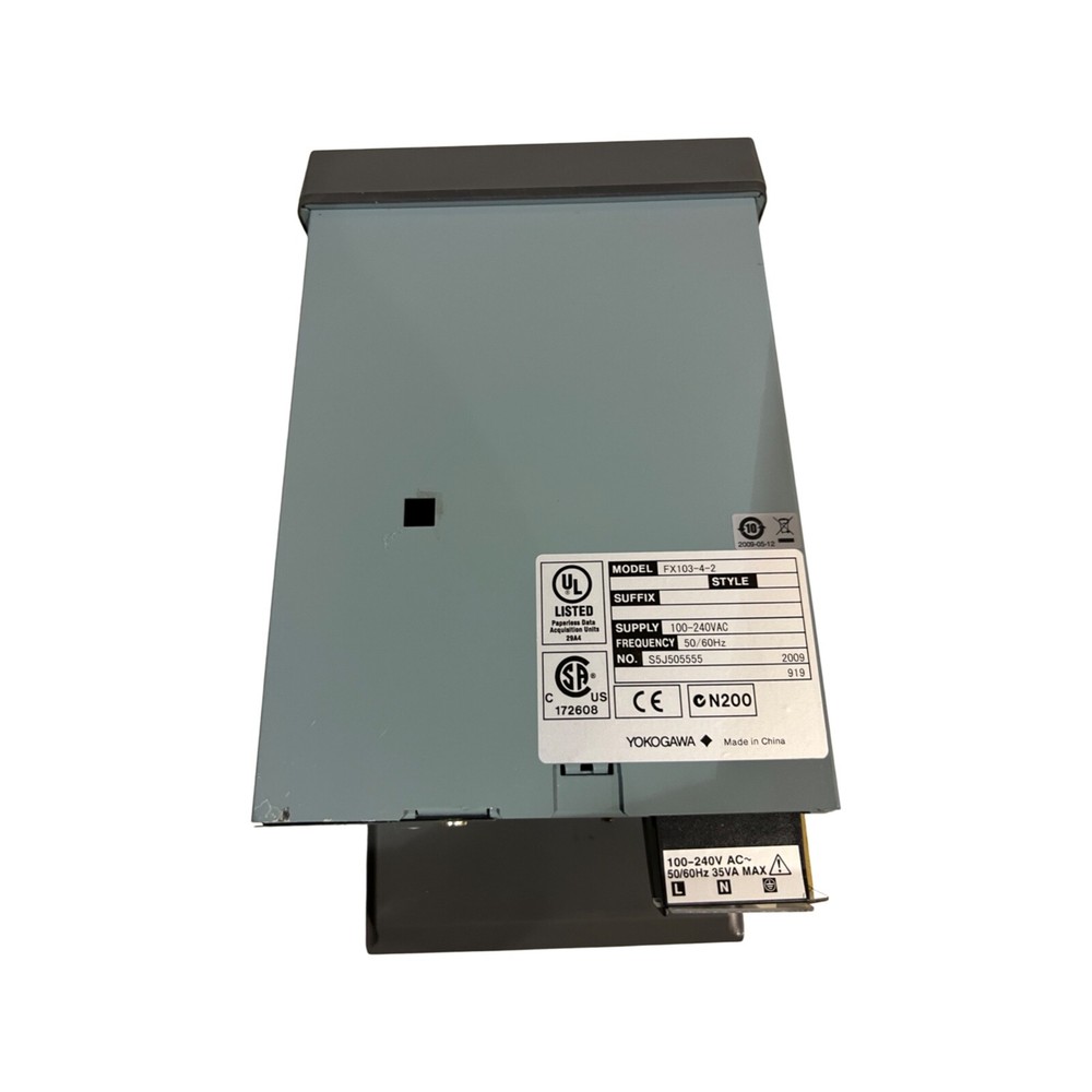 Yokogawa Model No. FX103-4-2 Data Control System & Chart Recorder Supplies