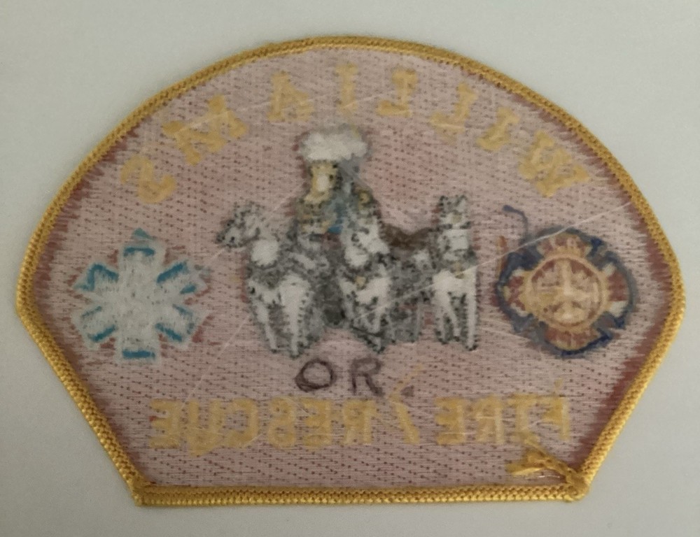 Williams Oregon Fire/Rescue Patch