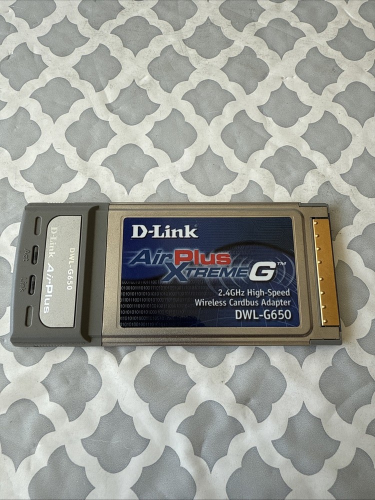 D-Link Air Plus Extreme G DWL-G650 Wireless Desktop Adapter Used