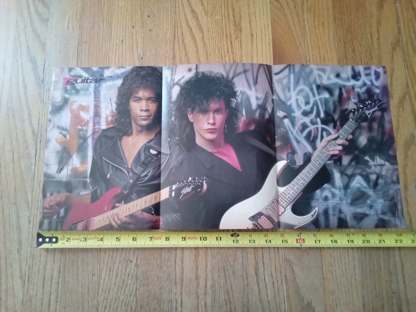 Greg Howe Howe 11 And Blues Saraceno Guitar Poster 10 3/4 × 22 1/2