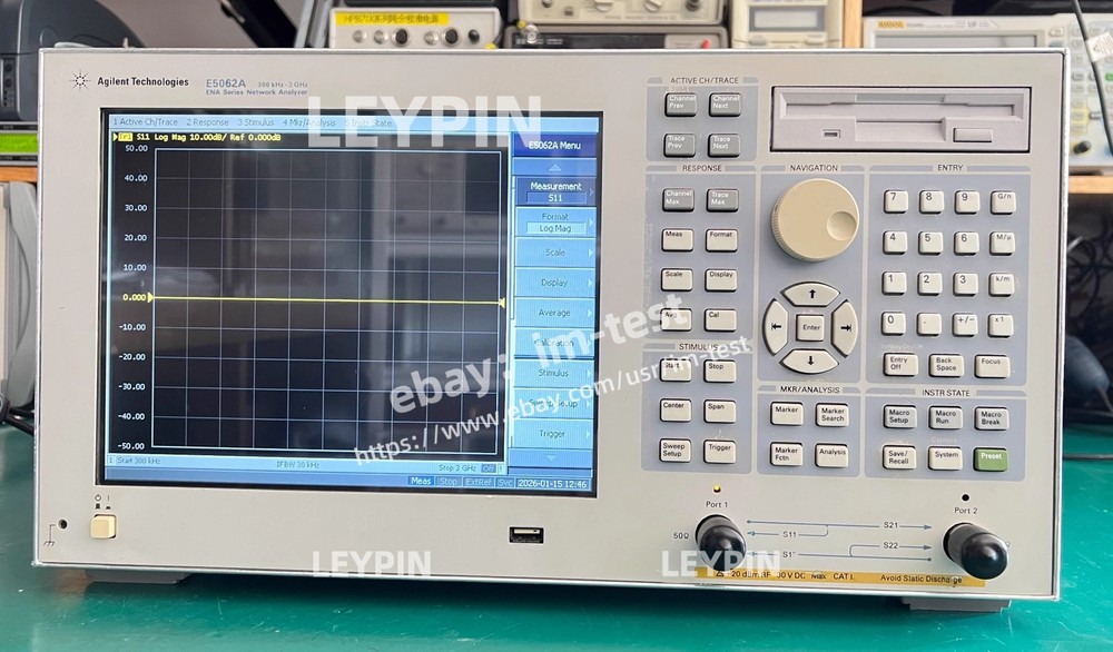 KEYSIGHT Agilent E5062A 300kHz-3GHz 矢量网络分析仪/良好功能 #Yi-*im