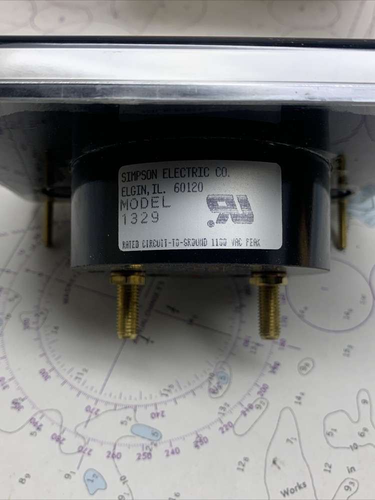 Simpson Model 1329 Panel Meter 0-500 DC Microamps Cat No 504550