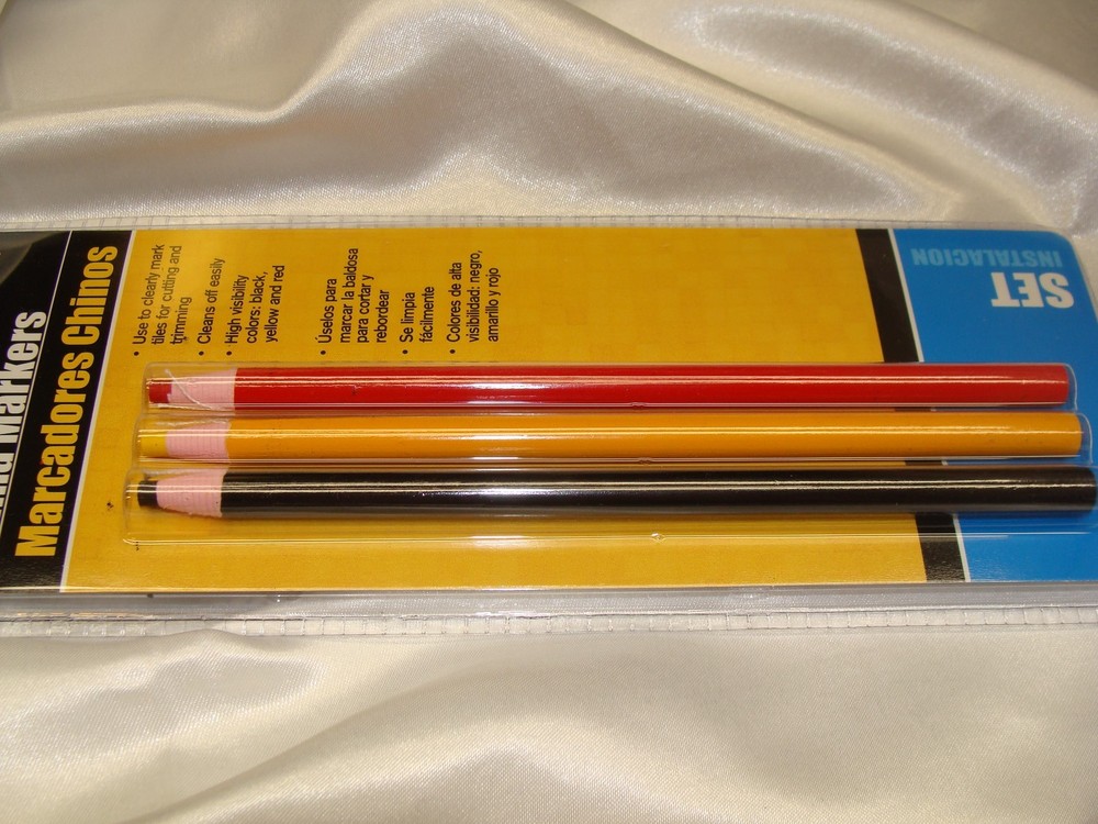 MD building 3 pack tile cutting ( black yellow red ) wet cutting tile