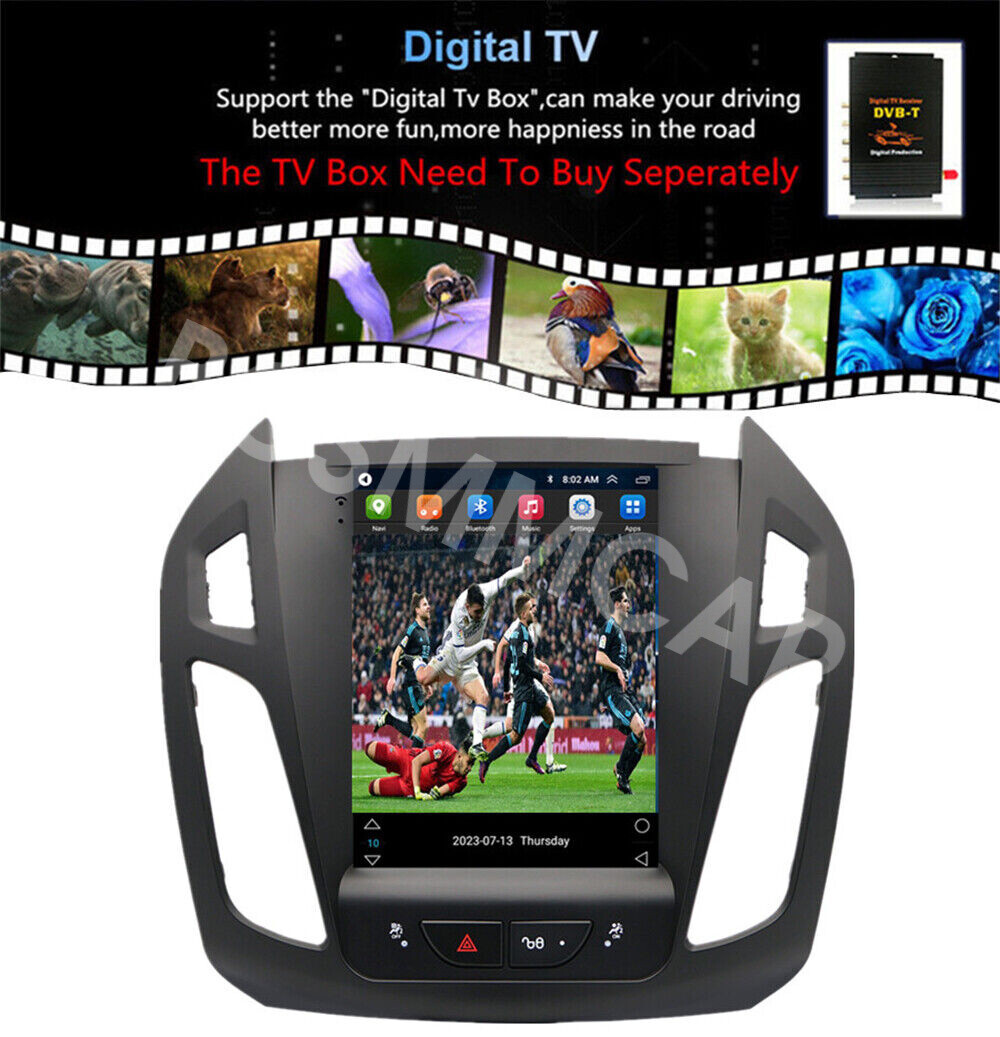 Fit For Ford Transit Connect 2014-2018 For Carplay Stereo Car Radio BT FM W/CAM