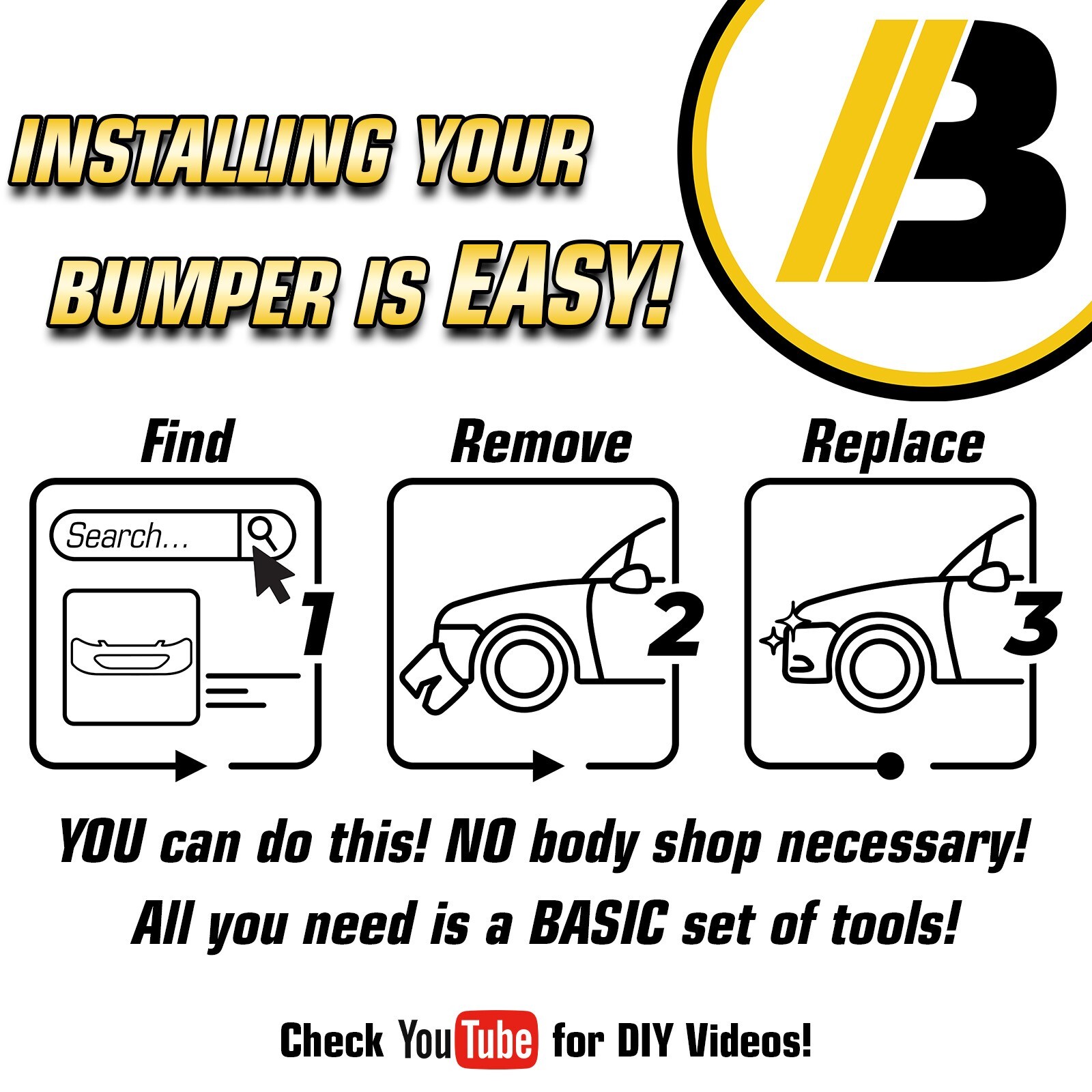 NEW Primered - Front Bumper Cover Replacement For 2010-2015 Chevy Equinox SUV