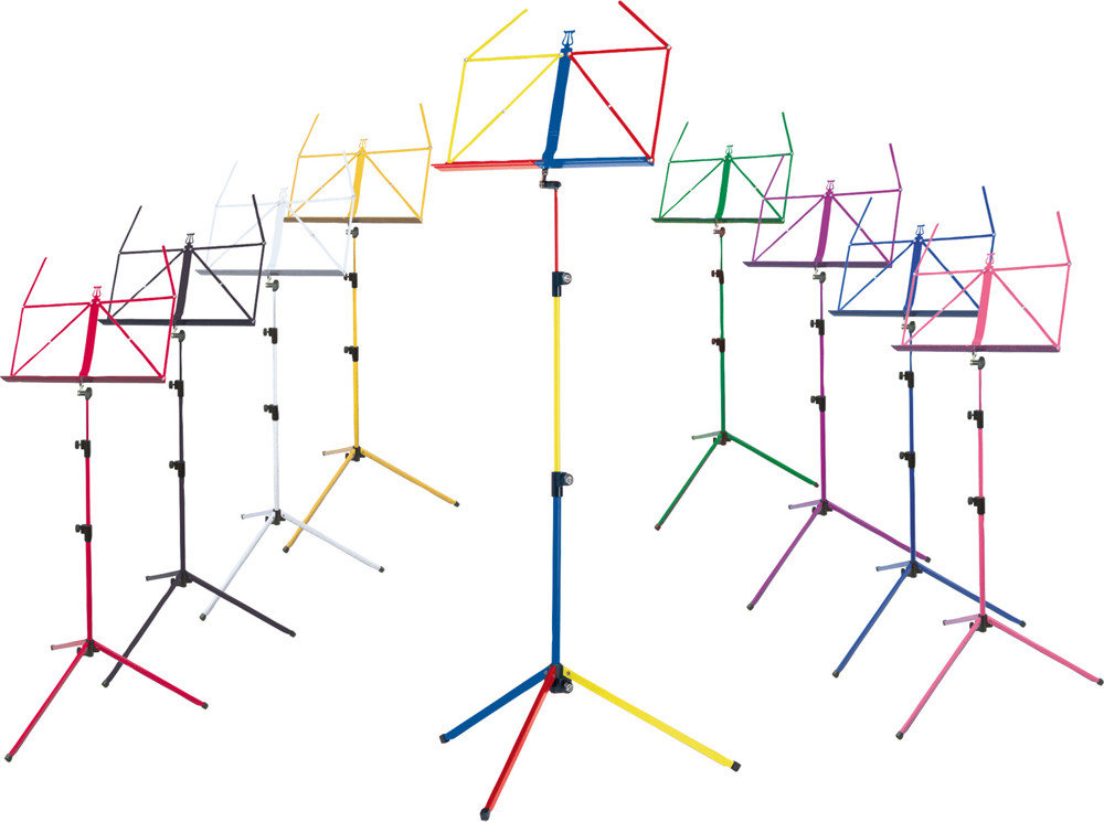 K&M Rainbow Music Stand Black