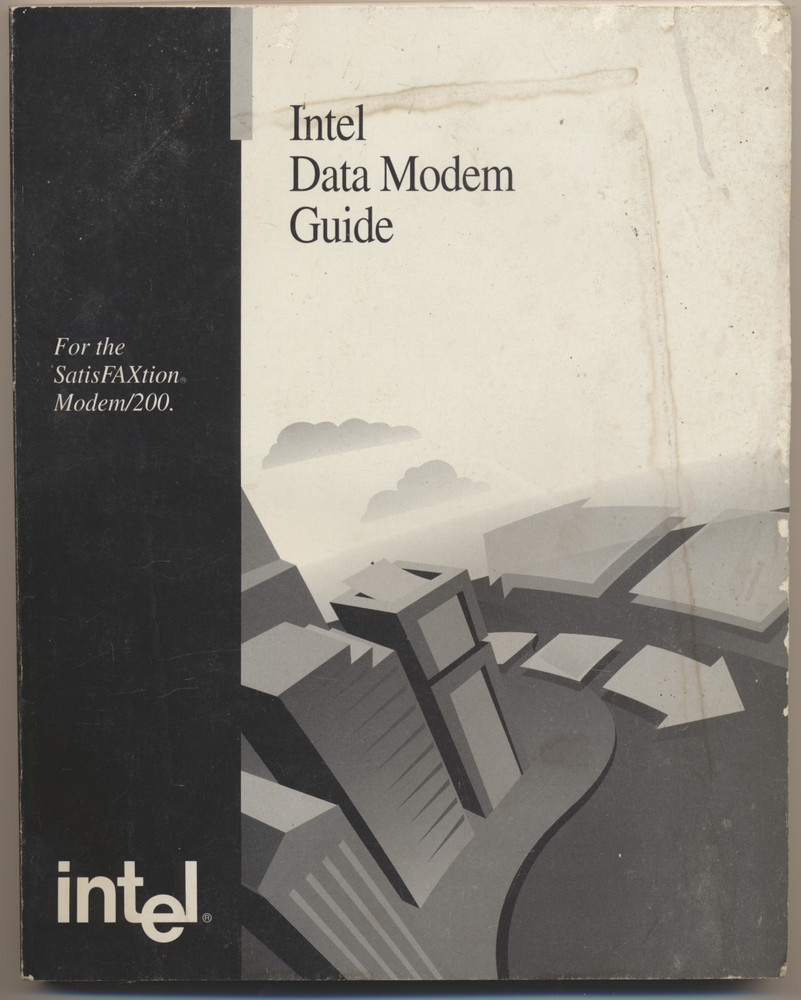 Intel Data Modem Guide SatisFAXtion Modem 200 1992 First Edition