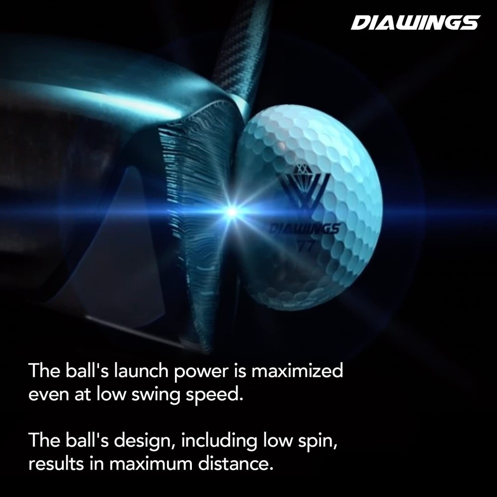 Diawings Max Distance Golf Balls â€“ Easy Control & Straight Flight | Increa