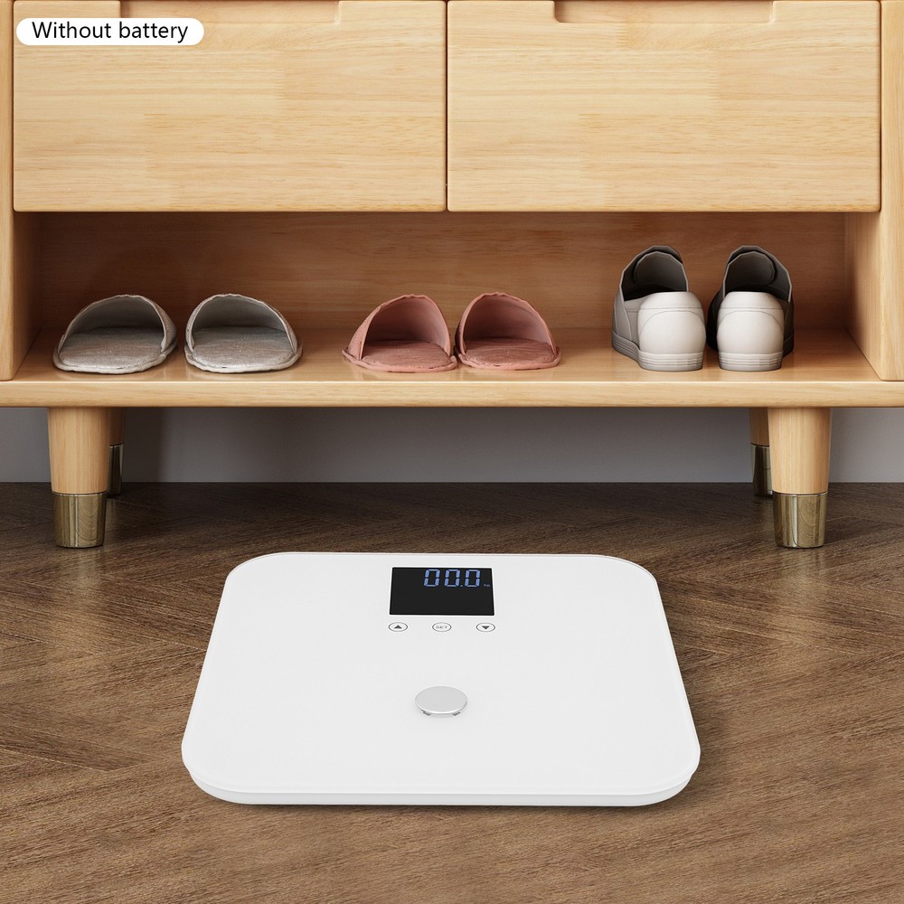 Multifunctional Intelligent Electronic Scale White 8 Eletrode Body Fat Scale