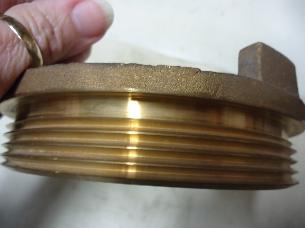 Brass 4-1/4" Fire Hydrant Retaining Ring "New" V014602