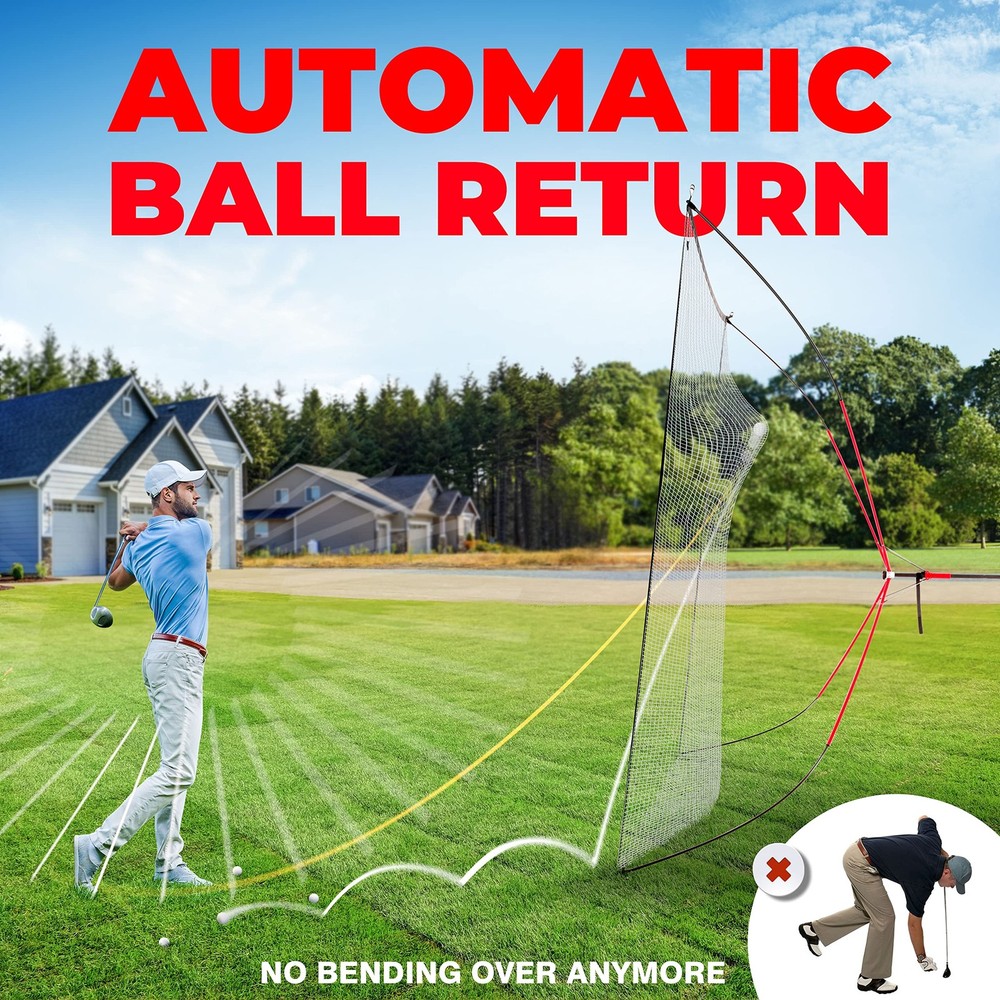 Best Golf Practice Net Hitting Netting for Backyard Portable Driving Range Cage