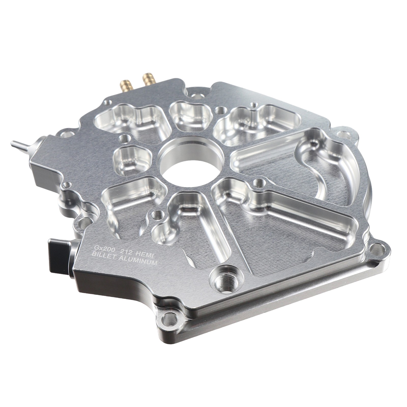 Dual Bearing Billet Side cover For GX200 Predator Hemi, Ghost, Tillotson 212 224