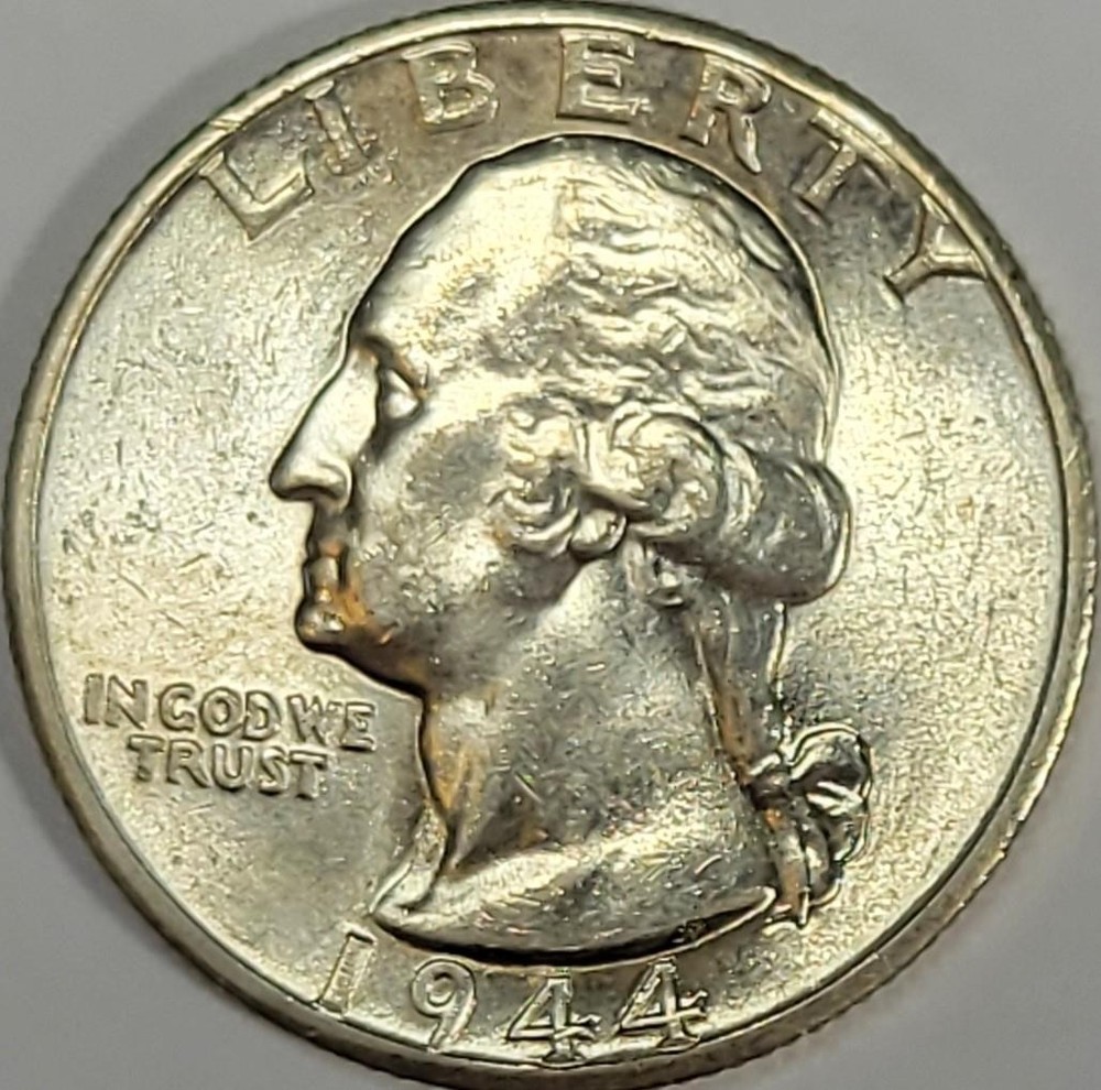 1944-D  Silver Washington Quarter - ** BU **