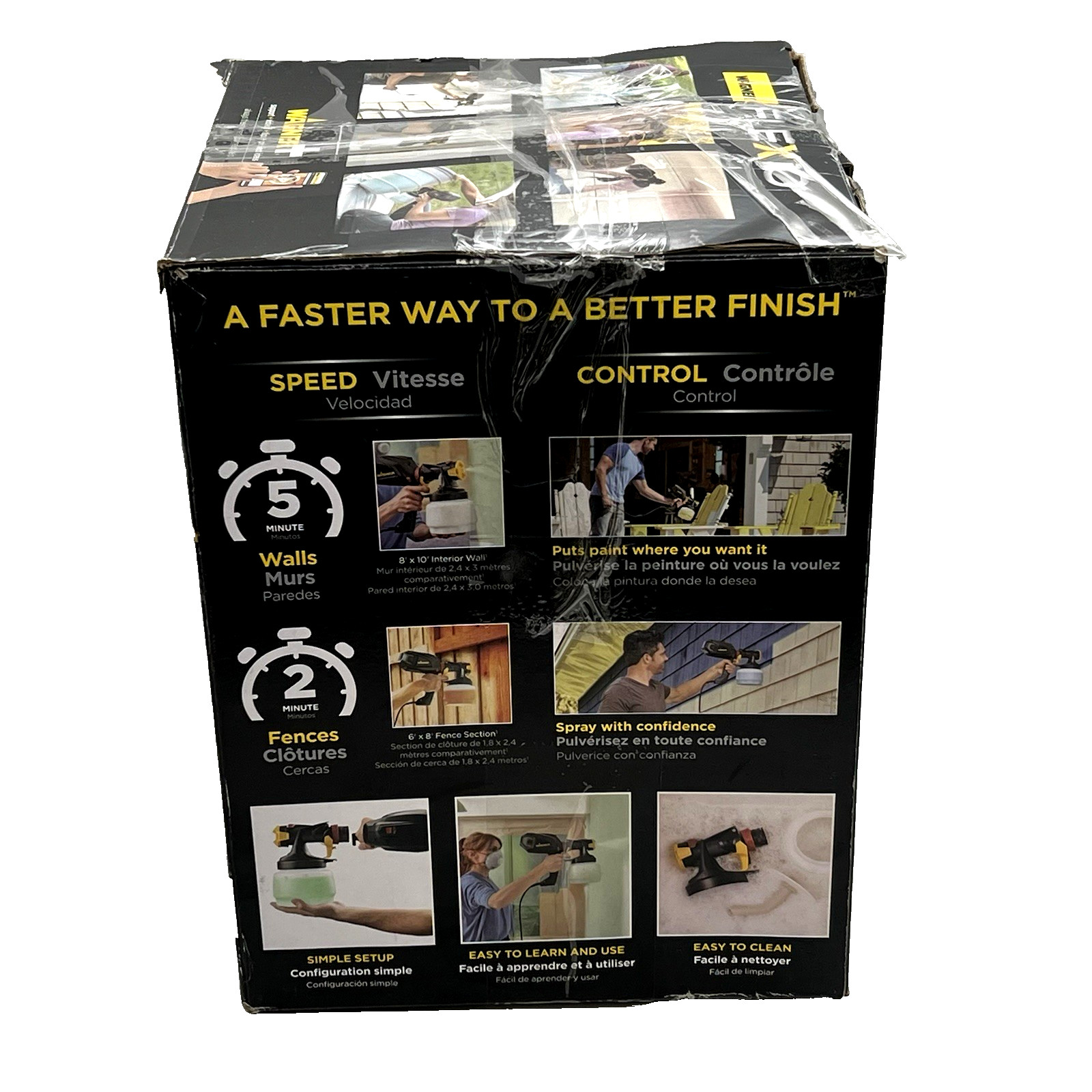 Wagner FLEXiO 2500 Corded Electric Handheld HVLP Paint & Stain Sprayer