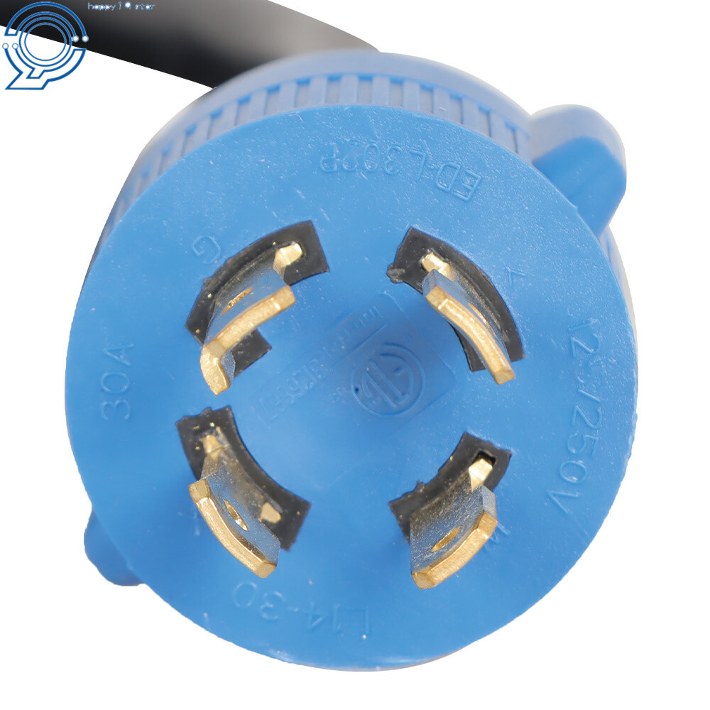 30 Amp Generator Power Inlet Box 4 Prong NEMA L14-30P/L14-30R 15FT 125/250V