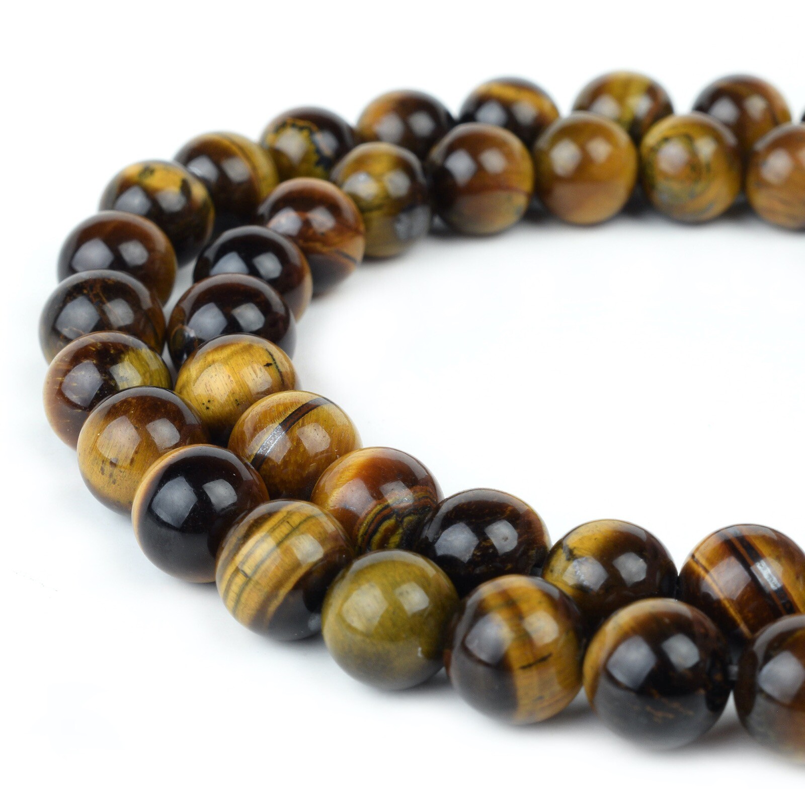 Natural Tiger Eye Beads Strand Round For Jewelry Making 4mm 6mm 8mm 10mm 12mm