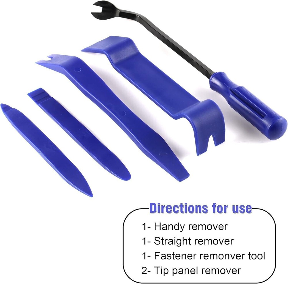 Car Trim Removal Tool Kit Set Door Panel Fastener Auto Dashboard Plastic Tools