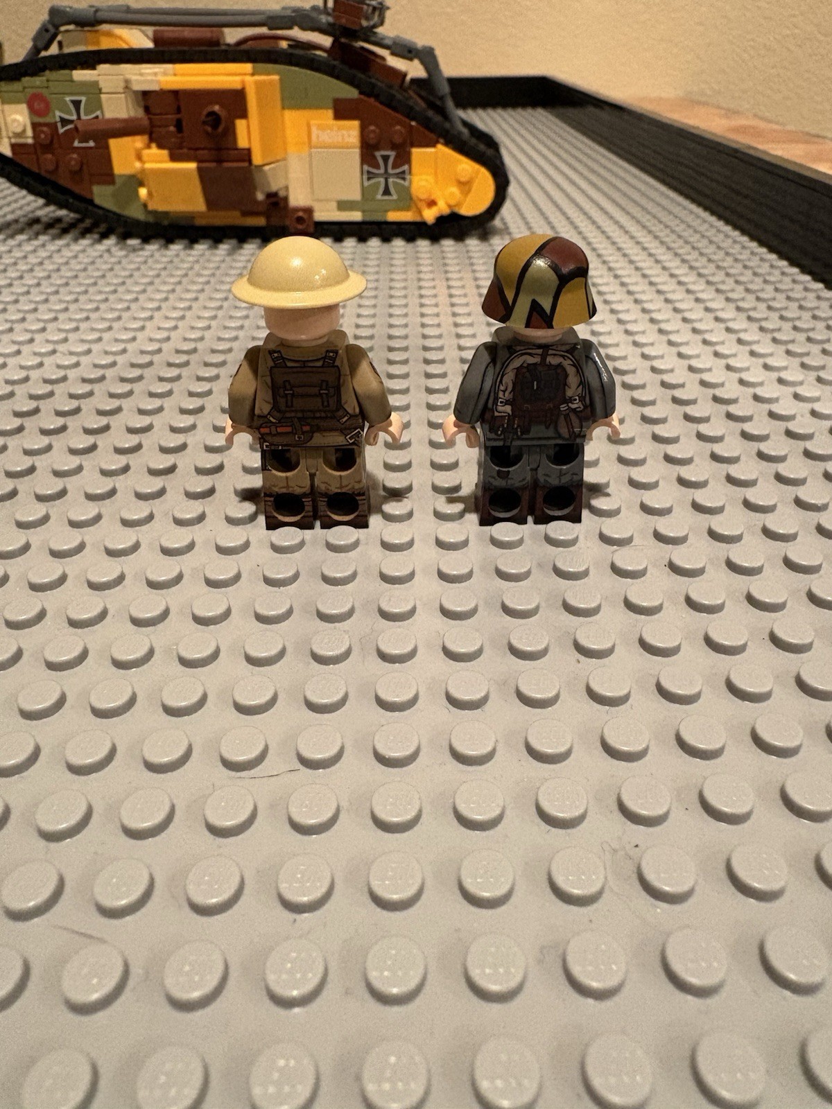 Panzer Brick labs Mark V With Minifigs