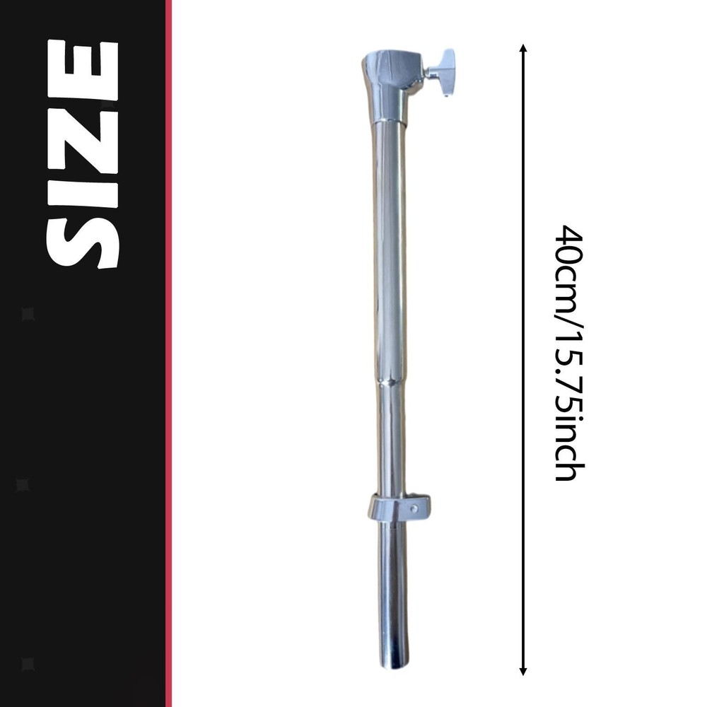 Percussion Instrument Drum Stand Raise Pole Height Adjustable Drum Bracket