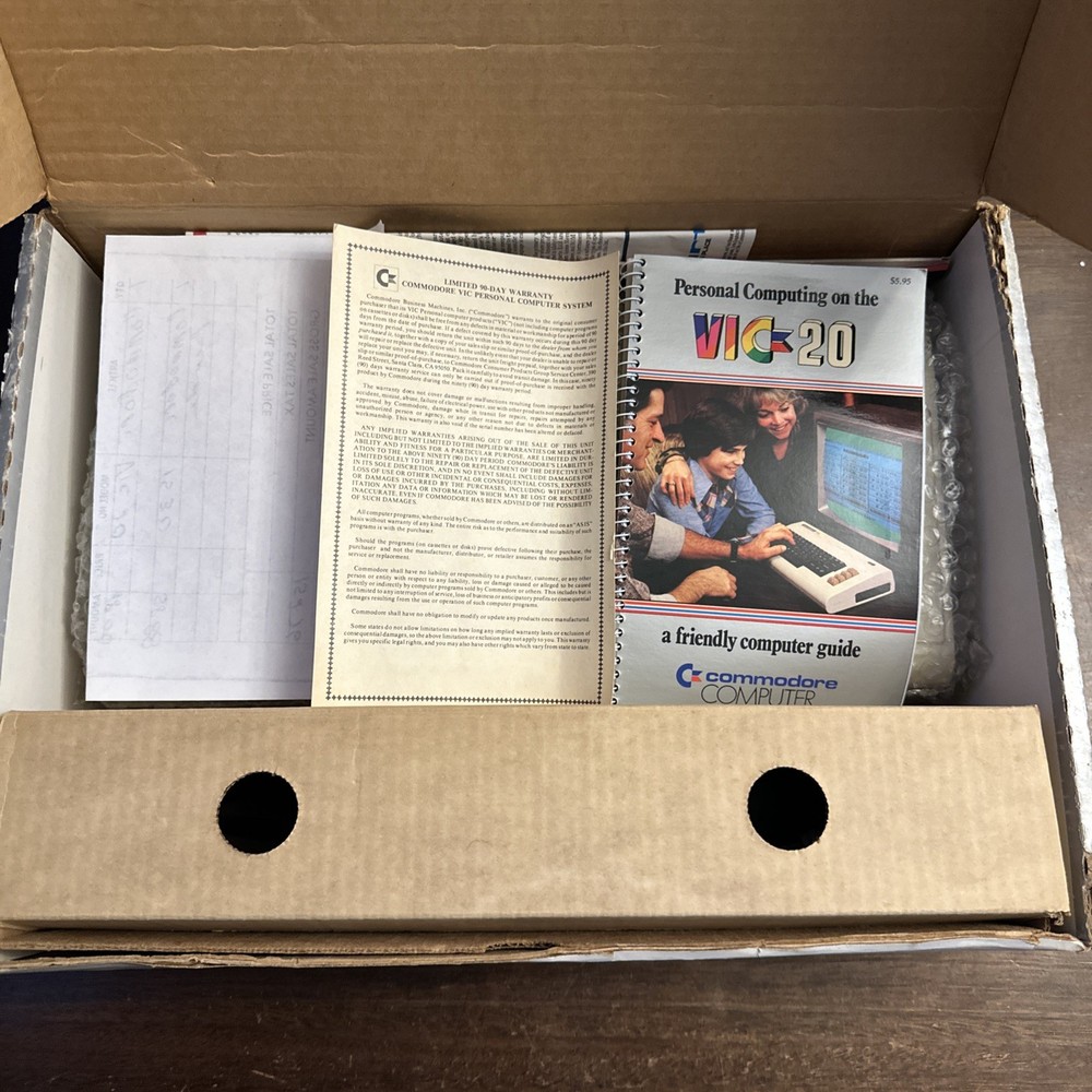 Commodore VIC-20 Computer System - Complete Matching Serial - Authentic - Clean