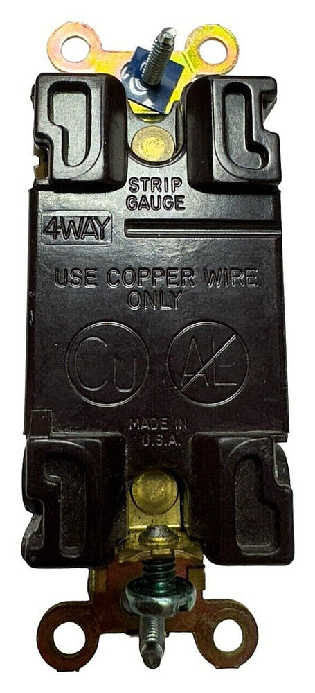 Cooper CS420B Brown Toggle Wall Light Switch 20A, 120V-277V