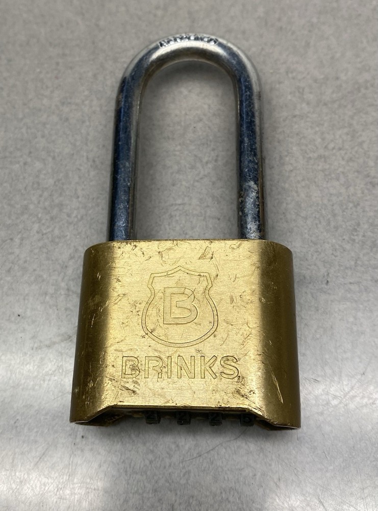 Brinks Combination Lock Used Padlock