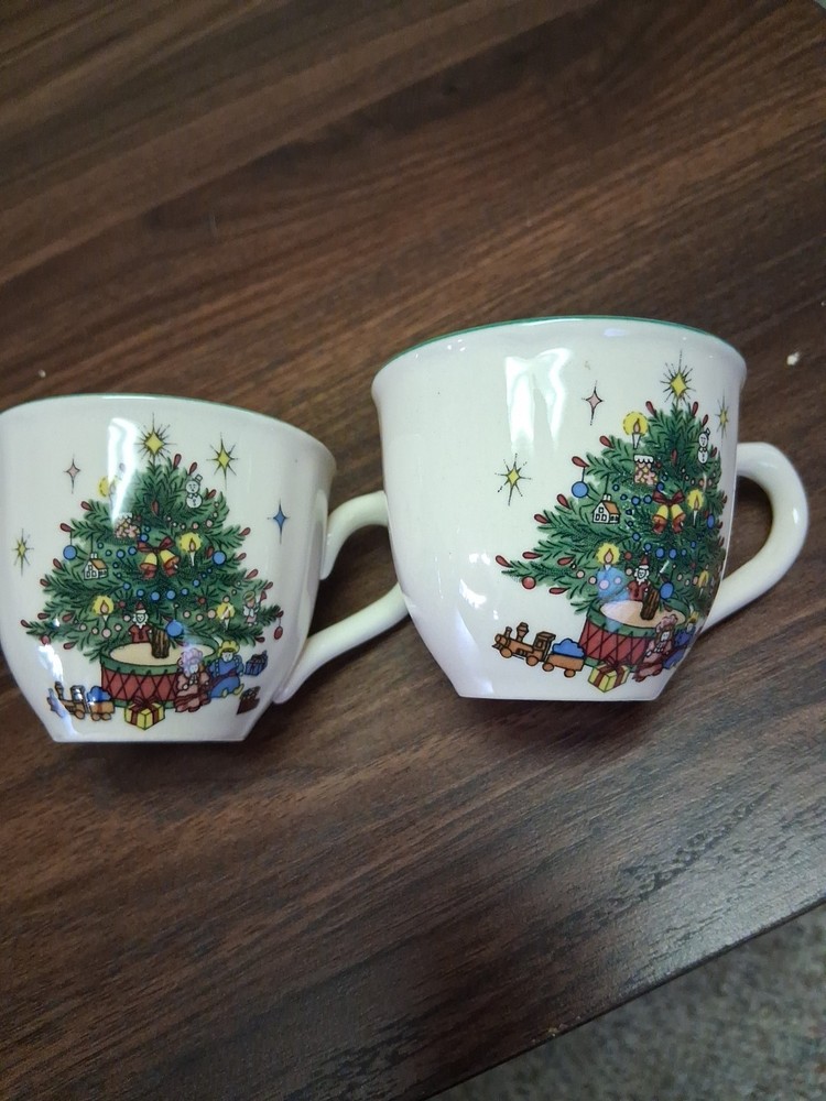 2 Nikko Miniature Coffee Cups