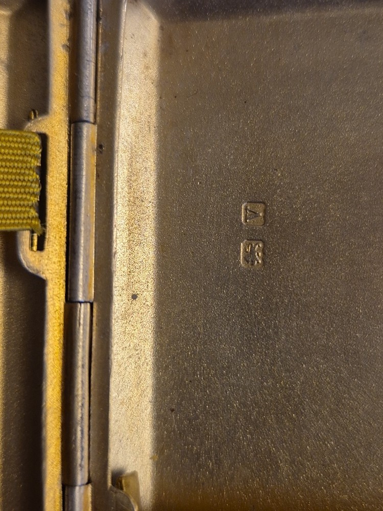 Silver Cigarette Case with Birmingham Marks