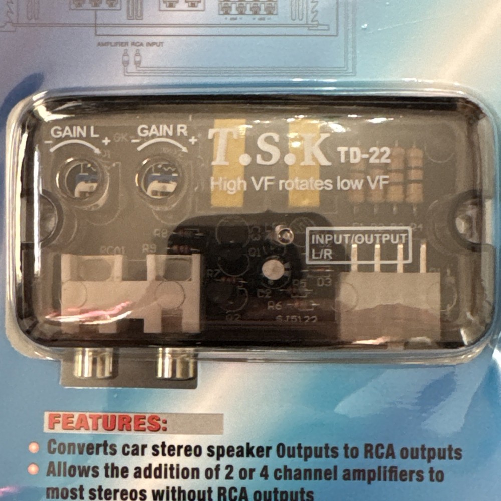 TSK TD-22 Car Stero Speaker Level Converter