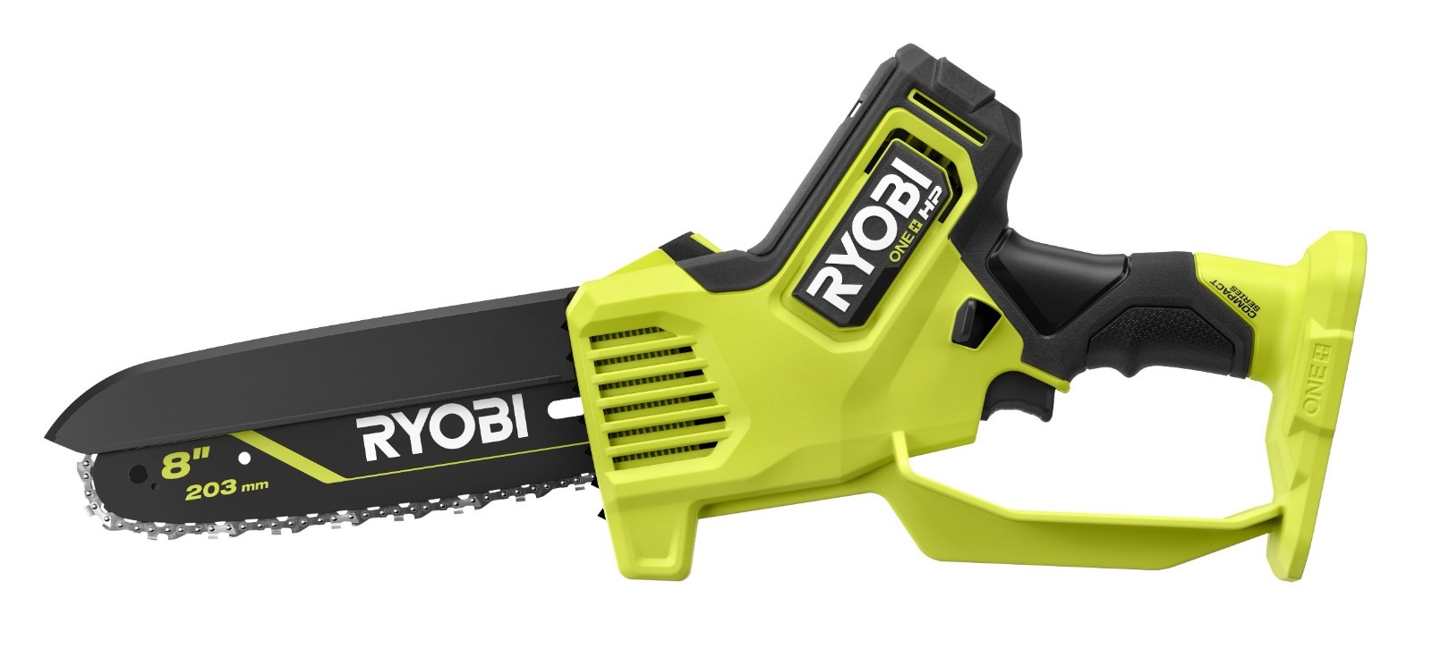 New Ryobi PSBCW01B ONE+ HP 18V Brushless 8" Compact Pruning Mini Chainsaw