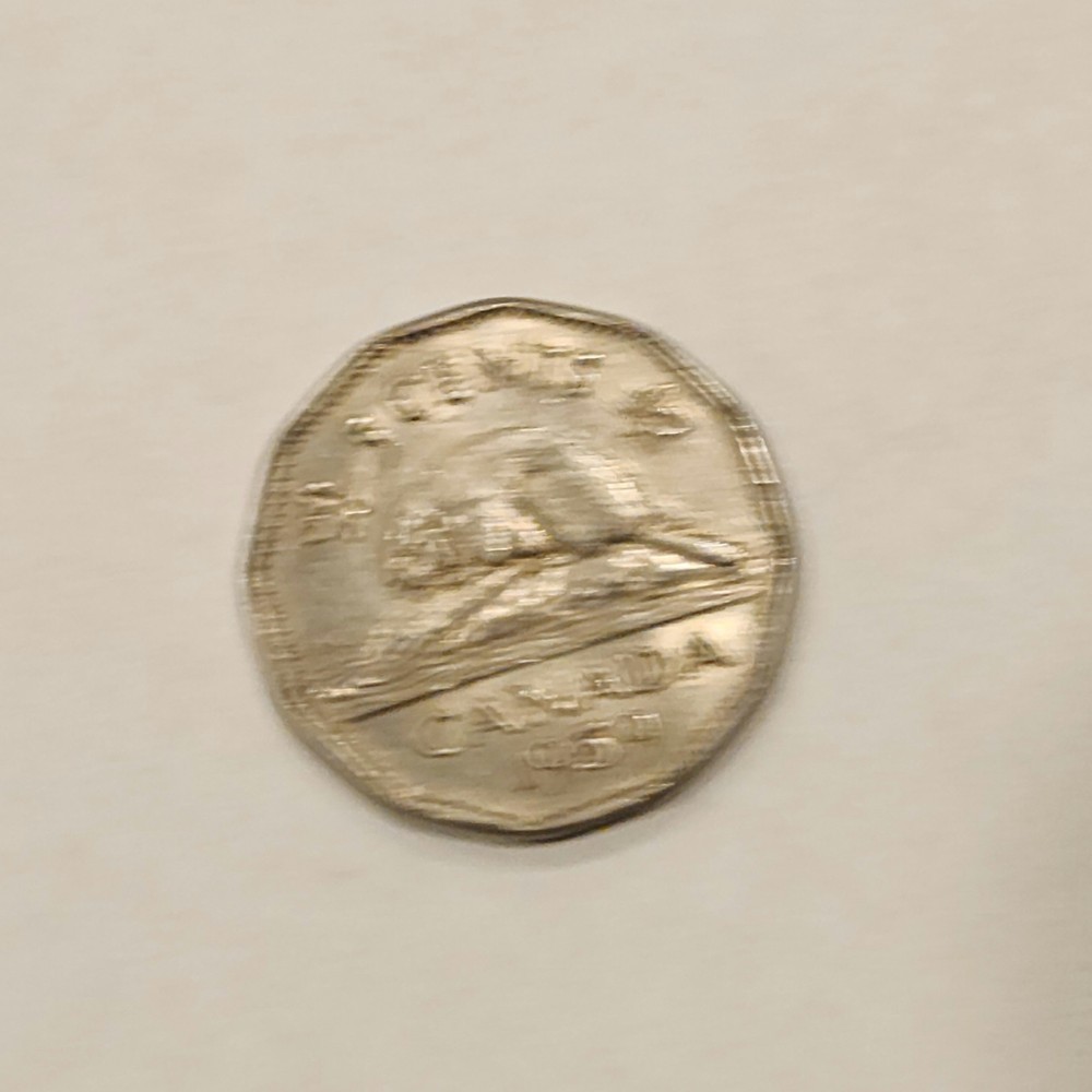 1959 Canada 5 Cent World Coin