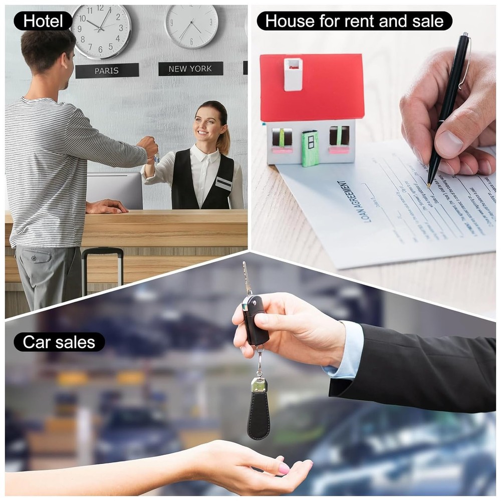 Oudain Rollable Key Case 30 Keys Roll up Key Case Organizer for Professionals Fl