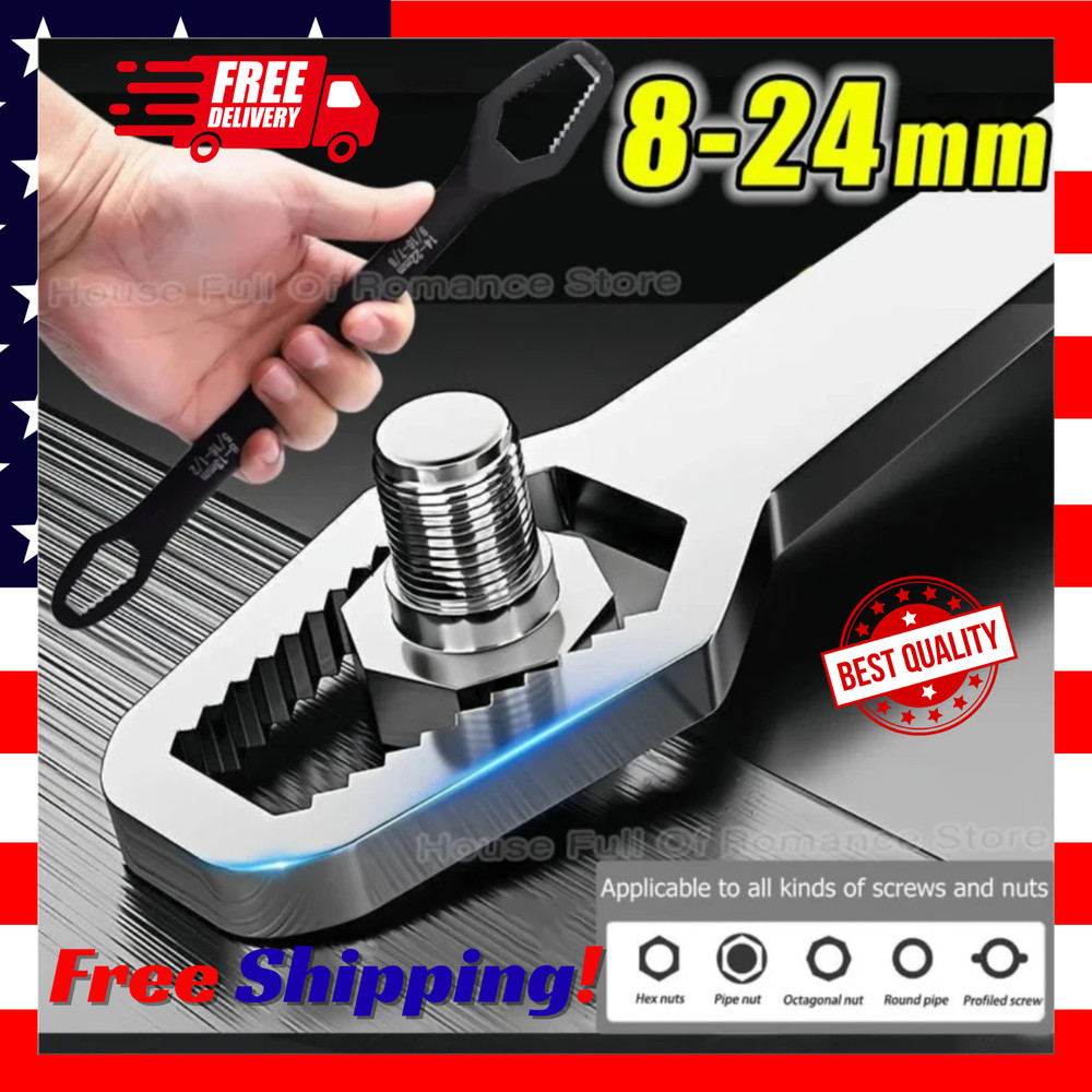 Universal Torx Wrench Self tightening Adjustable Both Ends Spanner Tools