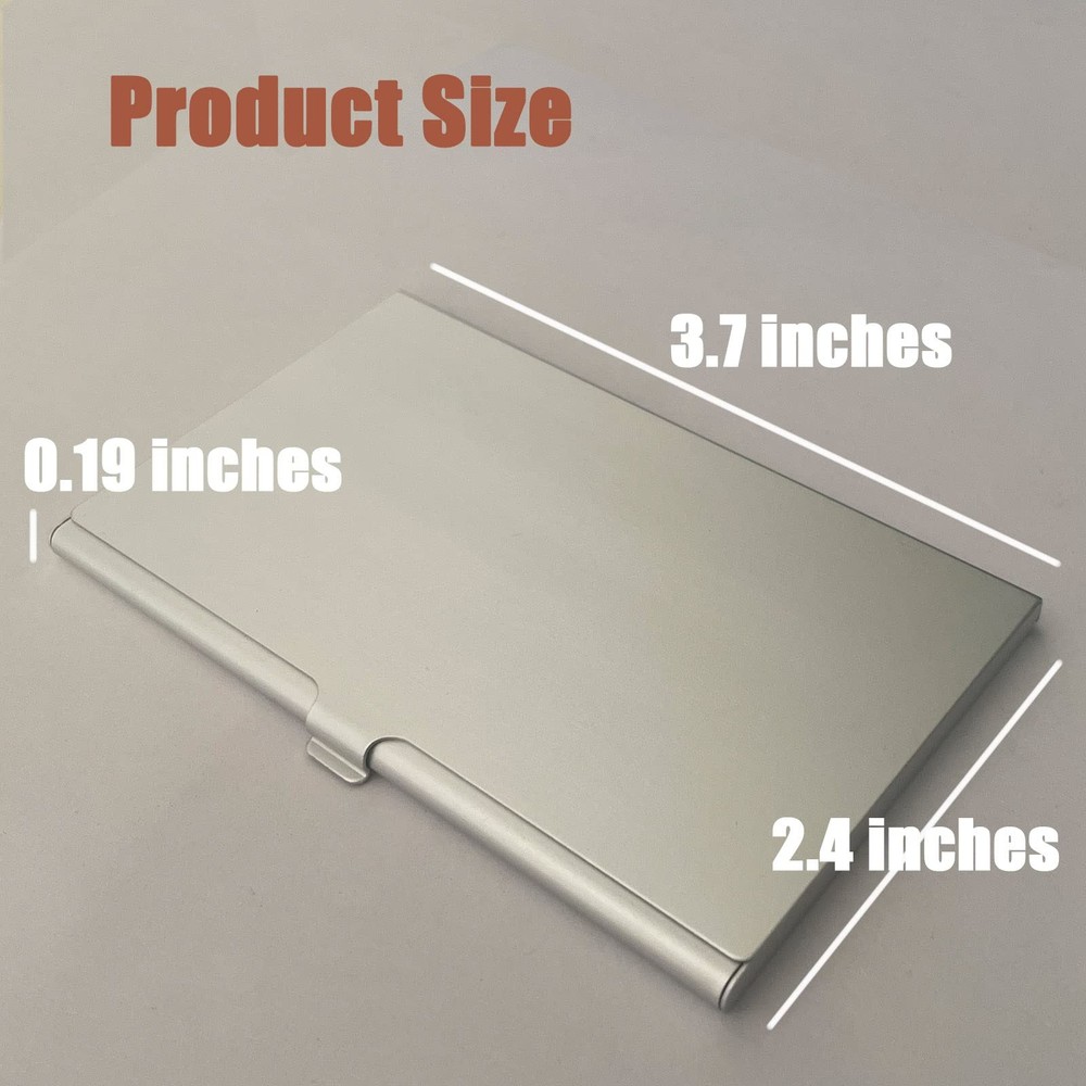 Aluminum Waterproof Memory Card Case - Ultrathin Mini Rustproof Protector for...