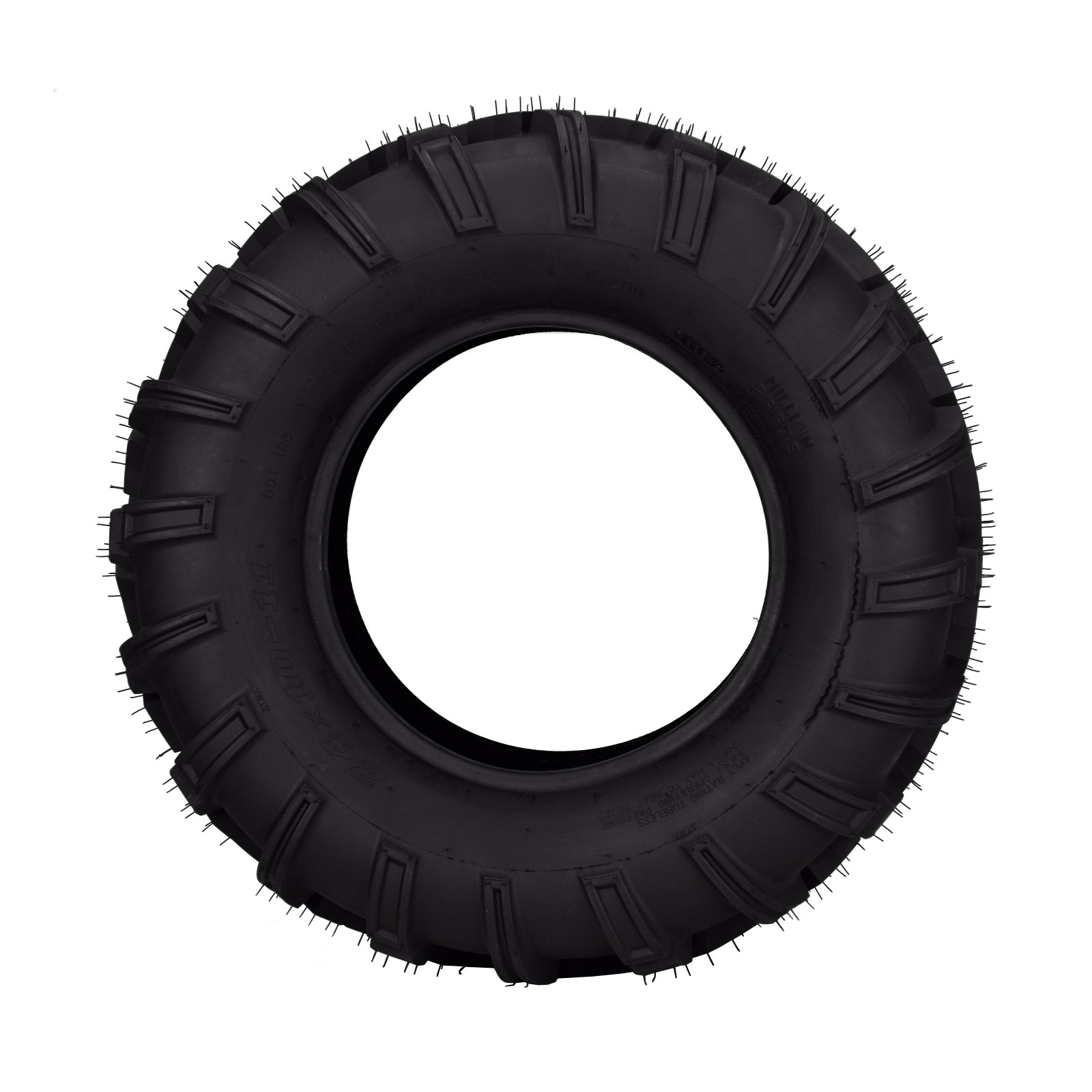 2pcs 24x10-11 ATV UTV Tires All Terrain AT 6 Ply Rated 24x10x11 Tubeless