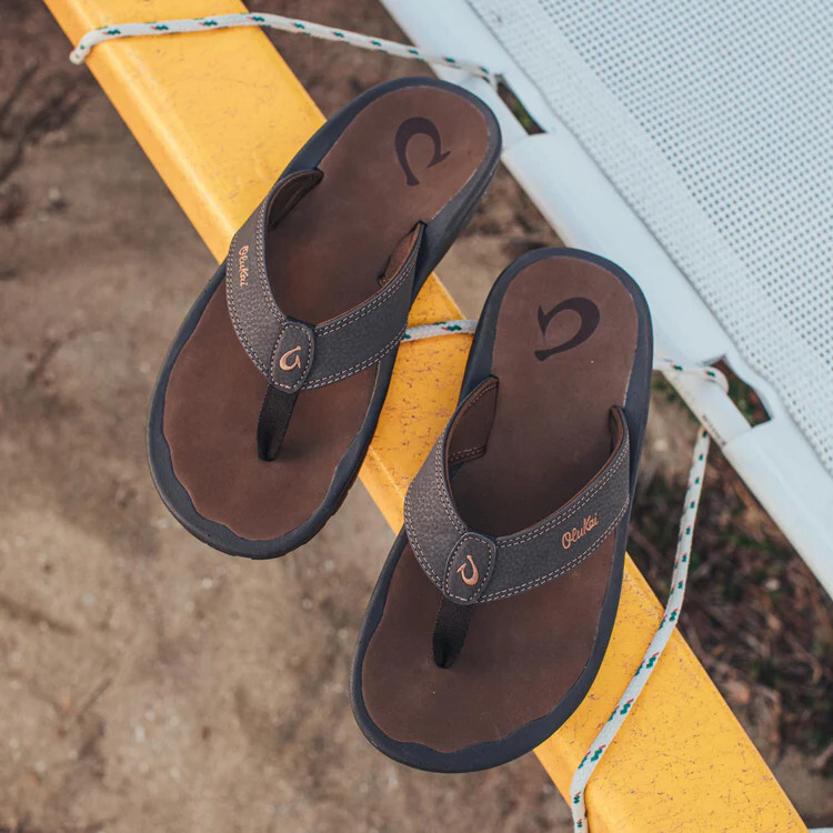 OluKai Ohana Sandals - Men's - 11 / Dark Java/Ray